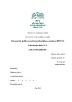 Referāts 'Koksnes pārbaude', 1.