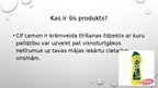 Prezentācija 'Tīrīšanas krēma "Cif lemon" izpēte', 3.