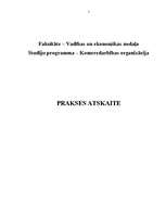 Prakses atskaite 'Prakses atskaite AS "Cēsu alus"', 1.