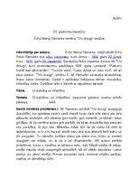 Konspekts 'Ē.M.Remarka romāna "Trīs draugi" analīze', 1.