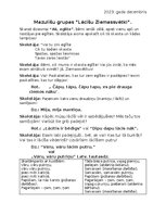 Konspekts 'Mazulīšu grupas “Lācīšu Ziemassvētki”', 1.