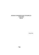 Referāts 'Fizisko vingrinājumu ietekme uz veselību', 1.