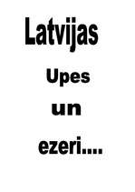 Referāts 'Iecavas upe', 1.