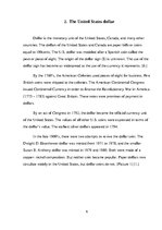 Referāts 'United States Currency - Dollar', 6.