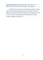 Referāts 'United States Currency - Dollar', 8.