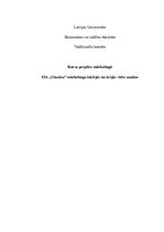 Biznesa plāns 'SIA "Glazūra" mārketinga iekšējās un ārējās vides analīze', 1.