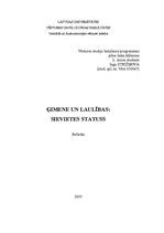 Referāts 'Ģimene un laulības:sievietes statuss', 1.