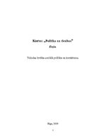 Eseja 'Valodas izvēles sociālā politika un korektums', 1.