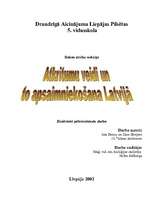 Referāts 'Atkritumu veidi un to apsaimniekošana Latvijā', 1.