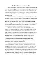 Eseja 'Health care for pensioners in Latvia (65+)', 1.