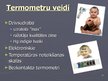 Prezentācija 'Termometri un temperatūra', 14.