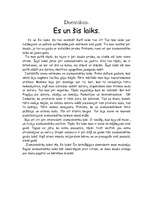 Eseja 'Es un šis laiks', 1.