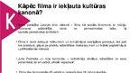 Prezentācija 'Latvijas kultūras kanons. Kino', 8.