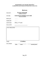 Konspekts 'Autotransporta iedalījums un tā veidi', 1.