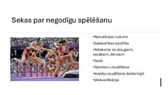 Prezentācija 'Kas ir godīga spēle?', 5.