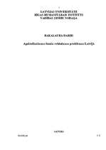 Diplomdarbs 'Apdrošināšanas fondu veidošanas problēmas Latvijā', 1.