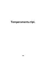 Referāts 'Temperamentu tipi', 1.