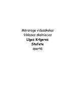 Konspekts 'Stafete', 1.