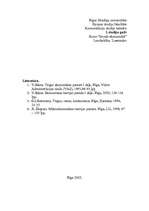 Konspekts 'Līdzsvara cena', 1.