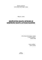 Referāts 'Iedzīvotāju skaita ietekme uz uzņēmumu skaitu', 1.