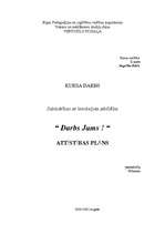 Referāts 'SIA "Darbs Jums!" attīstības plāns', 1.