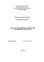 Referāts 'Organizācijas iekšējā un ārējā vide un darbinieku motivēšana', 1.