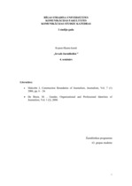 Konspekts 'Žurnālistika un personiskās dzīves neaizskaramības problēma', 1.