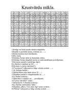 Konspekts 'Krustvārdu mīkla - mūzika', 1.