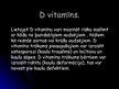 Prezentācija 'Vitamīni - A, B, C, K, D, E', 12.