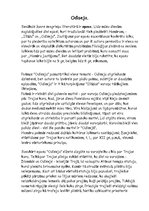 Konspekts 'Eposa "Odiseja" apraksts', 1.