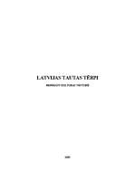 Referāts 'Latviešu tautas tērpi', 1.