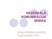 Prezentācija 'Neverbālā komunikācija', 1.