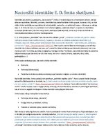 Eseja 'Nacionālā identitāte E.D.Smita skatījumā', 1.