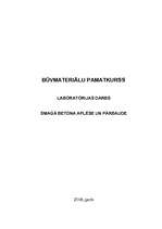 Referāts 'Smagā betona aplēse un pārbaude', 1.