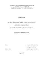 Diplomdarbs 'SIA "Pamats" saimnieciskās darbības analīze', 4.