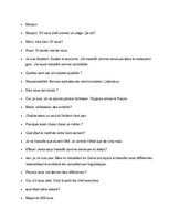 Paraugs 'Darba intervija franču valodā', 1.