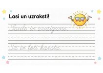 Prezentācija 'Latviešu valodas rakstīšanas uzdevumi 1.–2. klasei', 5.