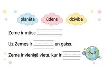 Prezentācija 'Latviešu valodas rakstīšanas uzdevumi 1.–2. klasei', 7.