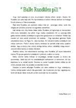 Eseja 'Balle Rundāles pilī', 1.