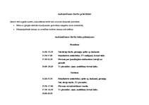 Konspekts 'Audzināšanas darba plāns 1.semestrim speciālajā skolā bērniem ar garīgās attīstī', 2.