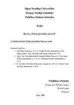 Konspekts 'Ievads. Valsts pārvaldes loma un vieta', 1.