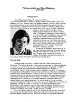 Eseja 'Klāva Elsberga biogrāfija un dzejas analīze', 1.