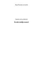 Referāts 'SIA „W” ekonomiskais raksturojums', 1.