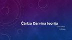 Prezentācija 'Čārlza Darvina teorija', 1.