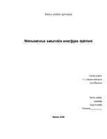 Referāts 'Stimulatorus saturošie enerģijas dzērieni', 1.