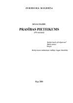 Paraugs 'Prasības pieteikums', 1.