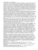 Eseja 'The Importance of the Telegraph', 1.