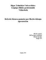 Referāts 'Lattelekom fiksēto tālruņu operatori', 1.