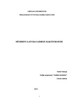 Referāts 'Mūsdienu Latvijas ģimeņu raksturojums', 1.