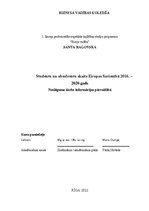 Referāts 'Studentu un absolventu skaits Eiropas Savienībā 2016. – 2020.gads', 1.